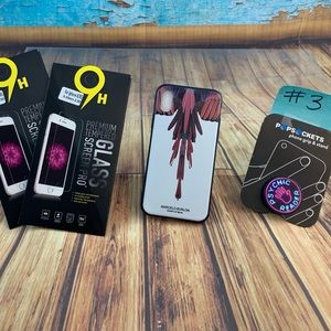iPhone Xs Marcelo Burlon Case Popsocket Protectors